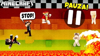 PAUZA CHALLENGE na TRUDNYM PARKOUR RAINBOW w MINECRAFT - MINECRAFT EKIPA