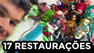 COMPILADO 17 RESTAURAÇÕES de bonecas │ filipedmb