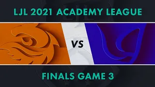 V3.A vs CGA.A｜LJL 2021 Academy League Tournament Round Finals Game 3