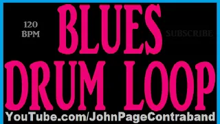 Blues Rock Drum Loop 120 Bpm Drums Only Backing Jam Track