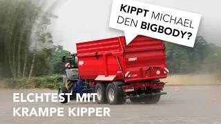 Elchtest mit Krampe BigBody  750 Carrier