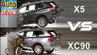 2019 Volvo XC90  vs  2019 BMW X5  2019 - CRASH TEST