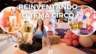 DECORAÇÃO DE CIRCO COMO VOCÊ NUNCA VIU | Estratégia perfeita pra quem está começando | Mania de Fita