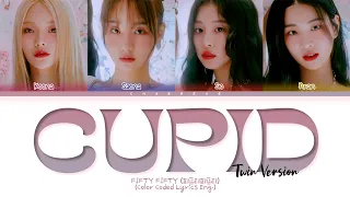 FIFTY FIFTY Cupid (Twin version) Lyrics (Color Coded Lyrics)