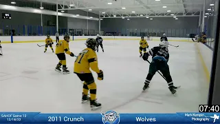 SAHOF Game 13 - Crunch vs Wolves