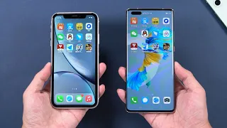 Huawei Mate 40 Pro VS iPhone XR - SPEED COMPARISON