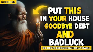 If you PUT THIS in Your HOUSE You Will NEVER Have DEBTS And BAD LUCK Again | Buddhist Stories