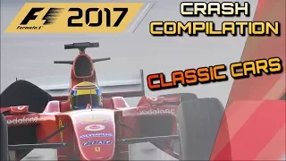 F1 2017 Game - Testing How Realistic The Damage Model Is With Classic Cars