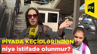 Yeraltı və yerüstü piyada keçidlərindən niyə istifadə olunmur?