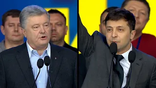 Ukrainian President, Challenger Face Off In Pre-Election Debate