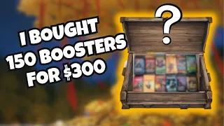 I bought a $300 collection of Magic boosters. You won't believe what we found!
