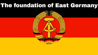 7th October 1949: The creation of East Germany, formally known as the German Democratic Republic