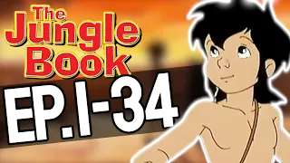 THE JUNGLE BOOK | Full Episodes 1-34 | 11 Hour Compilation | Full Length Cartoon Movie in English