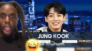 Jung Kook Talks New Single Going Platinum and Teaches Jimmy His Standing Next to You Dance Reaction