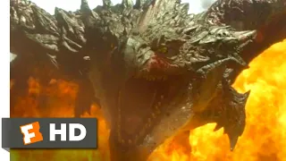 Monster Hunter (2021) - Rathalos vs. the Military Scene (9/10) | Movieclips