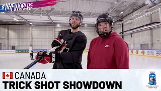 Trick Shot Challenge with Team Canada | 2023 #IIHFWorlds