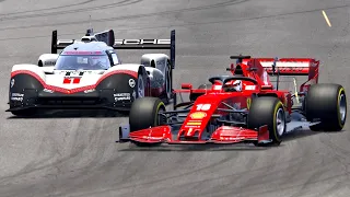 Ferrari F1 2020 vs Porsche 919 EVO - Melbourne GP