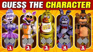 Guess The FNAF Character by Voice & Emoji - Fnaf Quiz | Five Nights At Freddys | Freddy, Chica, Foxy