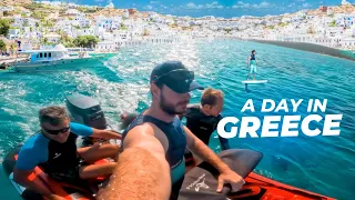 EFOIL in the Crystal Blue Waters of Greece (summer) - Ep.16
