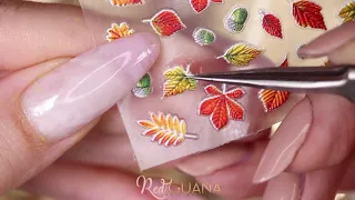 FALL  NAIL DESIGN using nailboxy  | Red Iguana | April Ryan