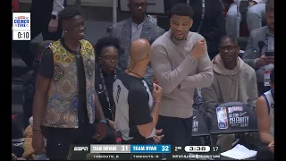 Giannis Lets Richard Jefferson Know About His Referee Skills | Your Refing Like Mark Davis And Sh*t😂