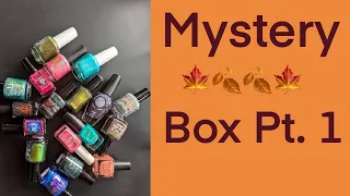 NAIL MAIL MYSTERY BOX UNBOXING PT 1  FULL OF INDIE POLISHES.