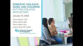 Domestic Violence, Guns, and Children Putting Policies into Action Webinar