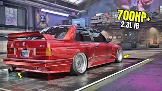 Need for Speed Heat Gameplay - 700HP+ BMW M3 E30 EVOLUTION II Customization | Max Build