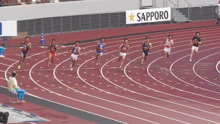 男子１部２００m予選１組　関東インカレ2022
