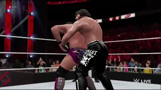 WWE Raw 25/1/16 - Chris Jericho Vs Aj Styles - WWE 2K16 Stimulation