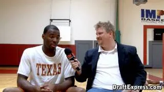 DraftExpress Exclusive: Damion James Pre-Draft Interview & Workout Footage