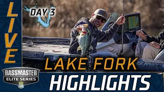 Highlights: Day 3 Bassmaster action at Lake Fork
