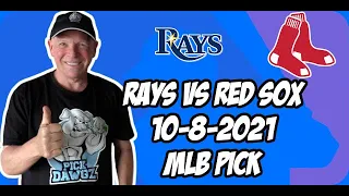 Tampa Bay Rays vs Boston Red Sox ALDS Game 2 Pick 10/8/21 MLB Betting Pick and Prediction