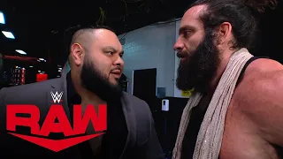 Elias accidently gets himself into a match against Bronson Reed: Raw, March 6, 2023