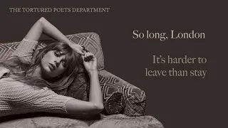 So Long, London  [Lyric Video] - (The Tortured Poets Department Concept)