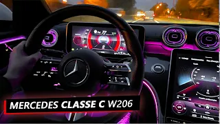 Interior Mercedes C-Class AMG Line Hybrid night ambience