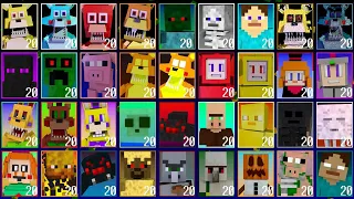 Teddy Minecraft Custom Night - All Jumpscares