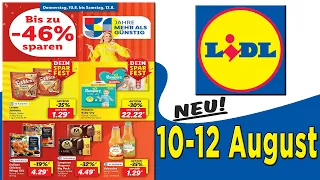 LIDL Werbung Prospekt / Prospekt Angebote Werbung DE / Gültig von 10.08.2023 🇩🇪