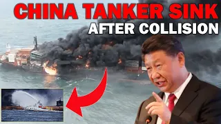 Breaking: Chinese Tanker Ships Sinks After Collision In Yangtze River