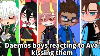 Daemos boys reacting to Ava kissing them //Early Valentines special //⚠️ Volume Warning ⚠️