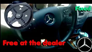 How To Fix Peeling Buttons "Free" on 2011 mercedez C300