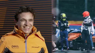 2021 Belgian GP | Lando Norris Post Accident Qualifying Interview