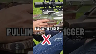 air rifle shooting - how to use trigger control