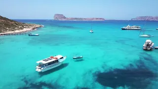 Balos beach, Crete, Greece - July 2023 in 4K