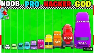 NOOB vs PRO vs HACKER | In 2048 Race | With Oggy And Jack | Rock Indian Gamer |#shorts #shortvideo