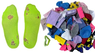 3 IDEAS FROM SOCKS! JUST LOOK AT THIS AMAZING RECYCLING OF OLD SOCKS!