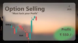 That is how I make quick money in Bank nifty | Live Option Selling.