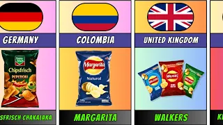Chips brands from different countries |