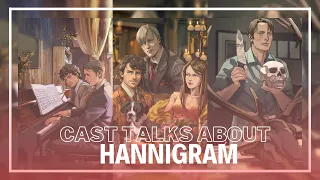 Hannibal cast talks about Hannigram and hannigram fanarts for 5 minutes ''gay''