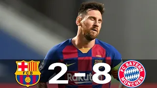 Barcelona vs Bayern Munich 2-8 (Relato Luis Omar Tapia) UCL 2020